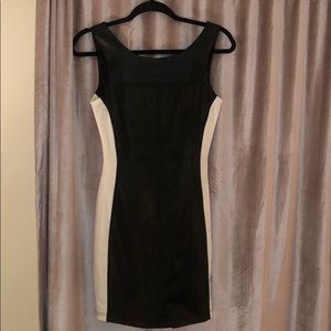 Sanctuary Black and white Leather dress